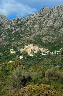 Mountain village of Lama in the Ostriconi Valley