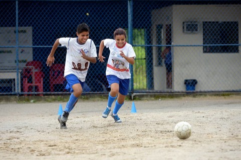 Two teenagers