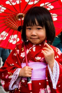 Traditionally dressed girl