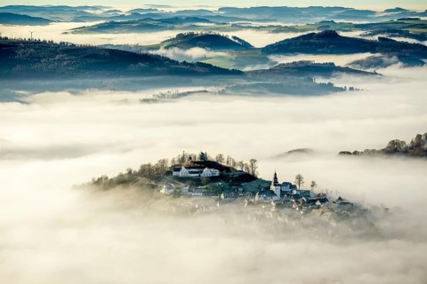 Eversberg in the fog