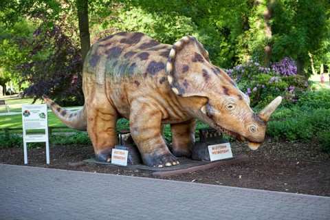 Model of a dinosaur