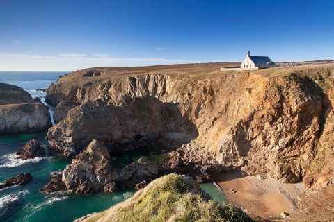 Saint They chapel at Pointe du Van