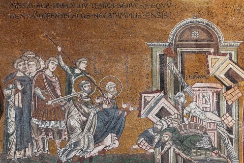Lot flees from Sodom