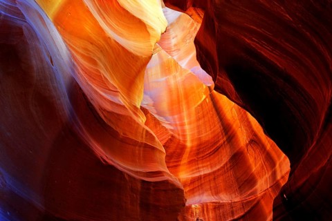 Yellow-red sandstone formations