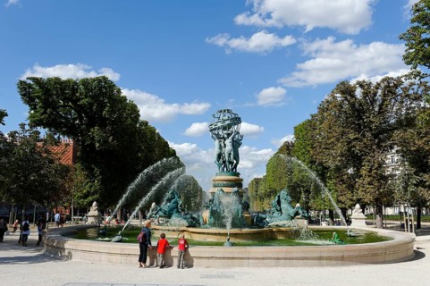 Carpeaux Fountain or Fontaine des Quatre-Parties-du-Monde