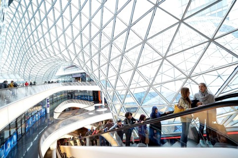 The longest unsupported escalator in Europe