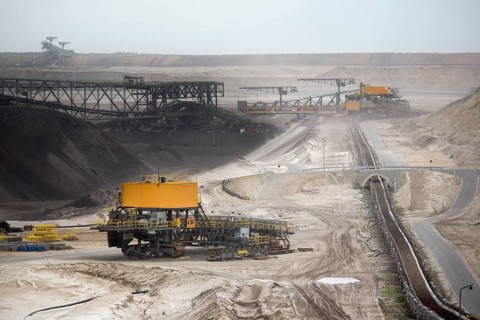 Lignite mining