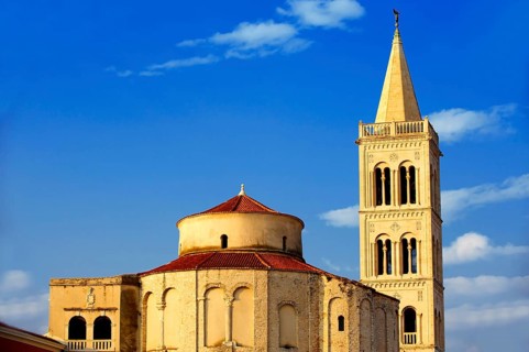 Church of St. Donatus an the bell tower of Zadar Cathedral
