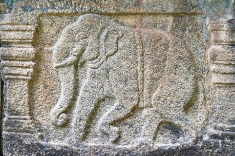 Historic stone-relief