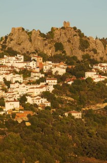 The White Town of Gaucin below a Moorish fort