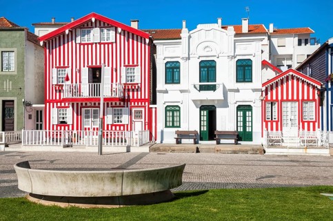 Typical colorful houses