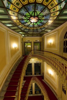 Old staircase in a historic building