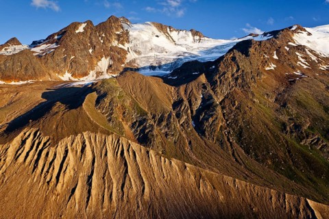 Mt Weisskugel and Mt Barenbartferner