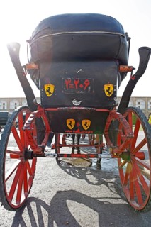 Ferrari coach on Imam Square
