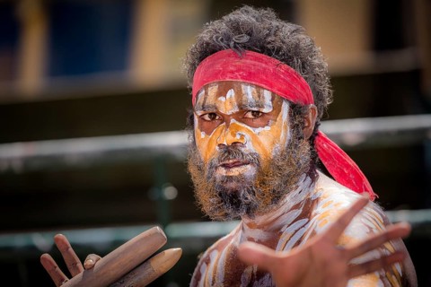 Aboriginal Australian dancer