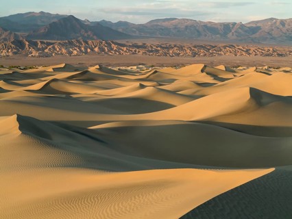Mesquite Flat Sand Dunes in the evening light