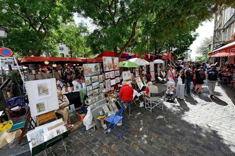 Painters at the Place du Tertre