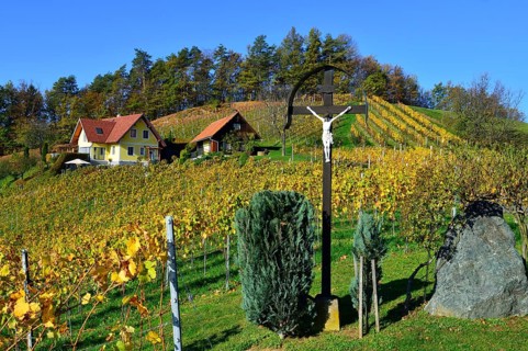 Wayside shrine in the vineyards