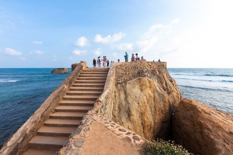 Fortification of the city of Galle by the sea