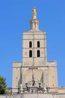 Avignon Cathedral with the Crucifix below