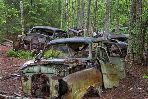 Kyrko mosse scrapyard