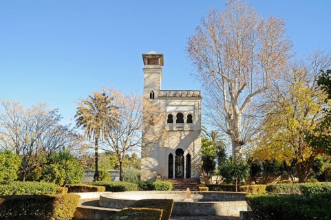 Building in the garden