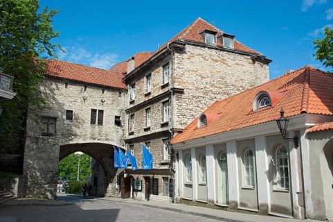 Estonian Maritime Museum and Great Coastal Gate of the city walls