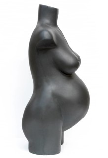 Pregnant women figure as a fashion doll