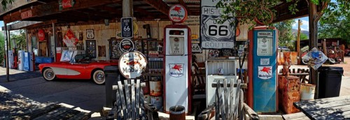 Old gas station