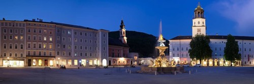 Residenzplatz with Residenzbrunnen fountain