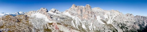 Fanesspitze Mountain and Lagazuoi Mountain
