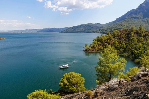 Lake Koycegiz or Koycegiz Golu near Dalyan