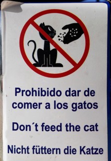 Trilingual sign