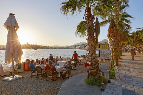 Restaurant on the Halk city beach