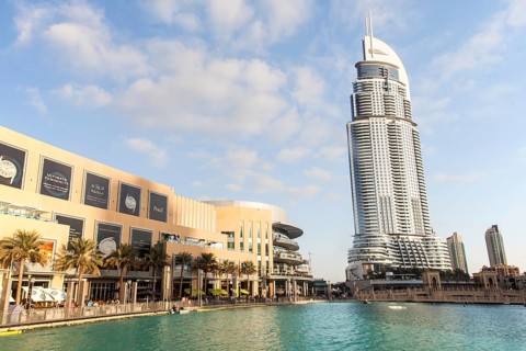 Luxury hotel The Address Downtown Dubai