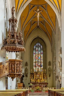 Renaissance pulpit by the Zurn Brothers