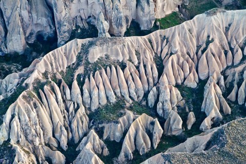 Tuff-rock formations