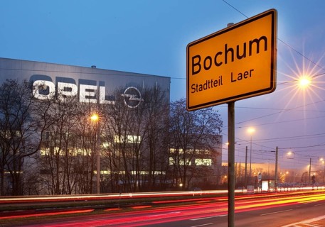Bochum town sign