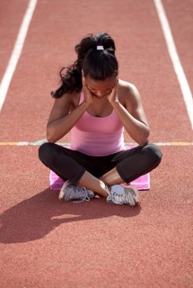 Sporty young woman