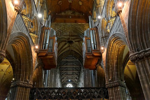 Interior with organ