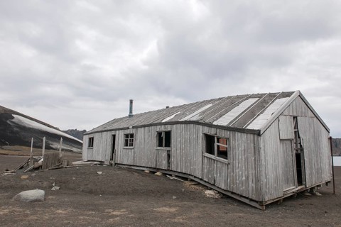 The dilapidated research station