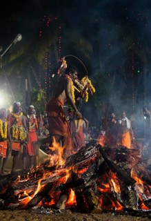 Firewalker ceremony of Agni Kavadi