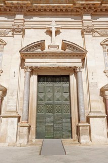 Portal of the Gothic Cathedral of Saint-Siffrein or Carpentras Cathedral