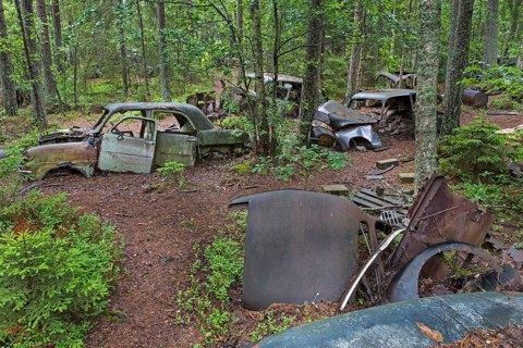 Kyrko mosse scrapyard