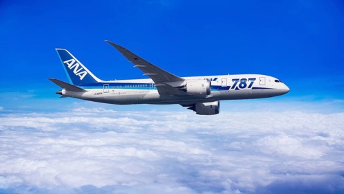 All Nippon Airways Boeing 787-8 Dreamliner in flight