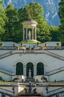 Venus Temple above the terraced gardens