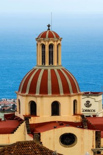 Dome of the Church of Nuestra Senora de la Concepcion or Our Lady of the Immaculate Conception