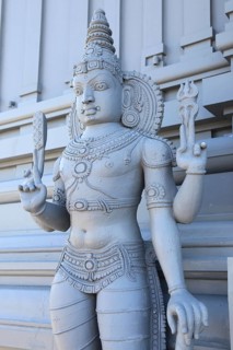Sculpture at the Thiru Murugan Temple