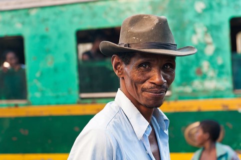 Man of the Tanaia people with a hat