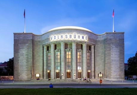 Volksbuhne Theatre at Rosa-Luxembourg-Platz square